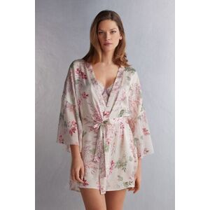 Intimissimi Kimono in Raso Secret Garden Donna Floreale Taglia S/M