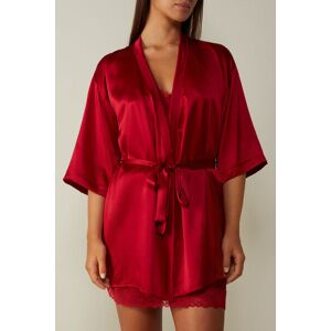 Intimissimi Kimono in Seta Donna Rosso Taglia M/L