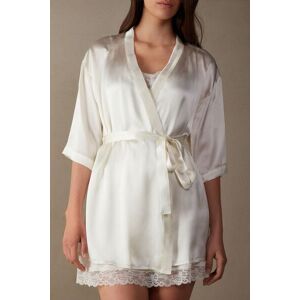 Intimissimi Kimono in Seta Donna Avorio Taglia S/M