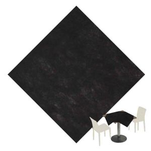 PapoLab 100 Tovaglie Coprimacchia Tessuto Non Tessuto Tnt 100x100cm Nero