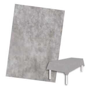 PapoLab Tovaglia Rettangolare Tessuto Non Tessuto Tnt 150x240 Cm Grigio Chiaro