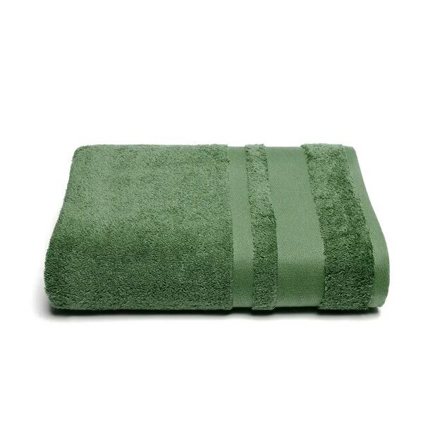 caleffi telo bagno soft verde in cotone