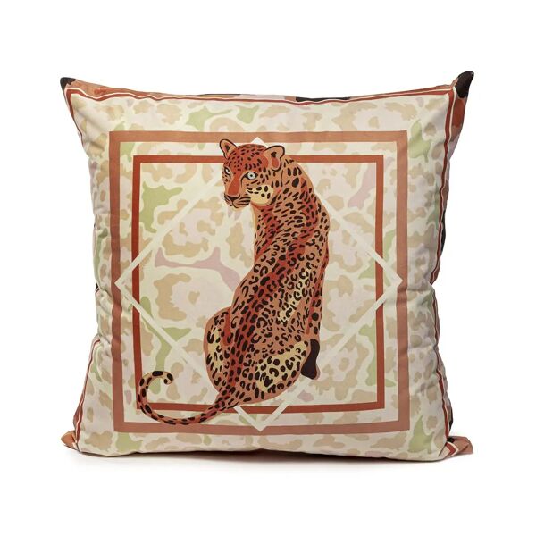 caleffi cuscino arredo   leopard velluto cm. 50x50