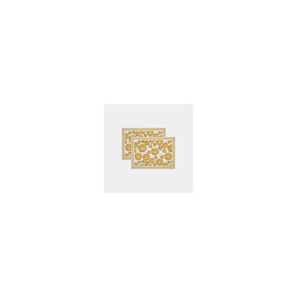 versace 'medusa amplified' placemat, set of two, white