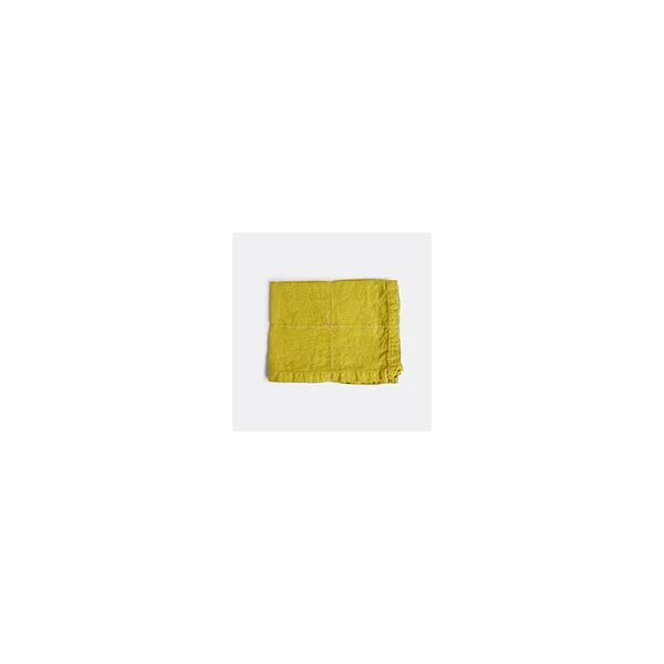once milano placemats, set of two, yellow