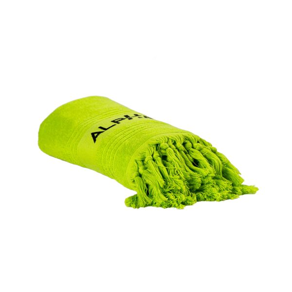 alphazer outfit beach towel hammam cm 90x160 300 gsm colore: verde