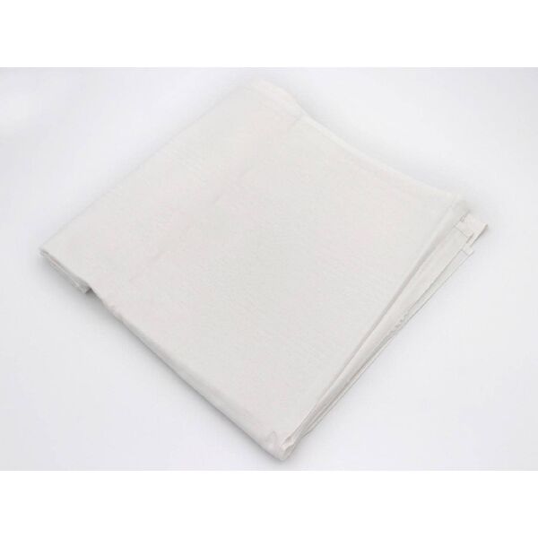 alceste ff0728 tovaglia 4 posti in puro cotone tinta unita 140x140 cm confezione da 12 tovaglie colore bianco - disegno3