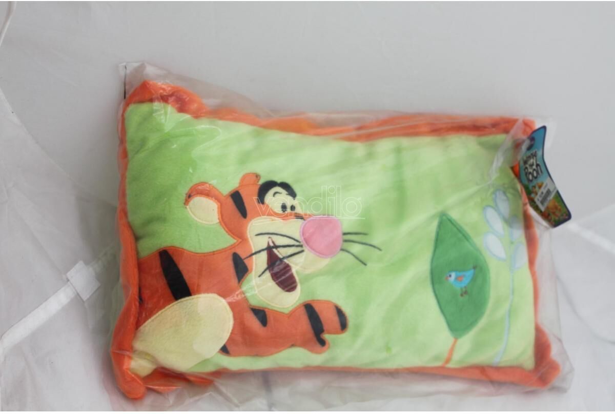 Disney - Winnie The Pooh Cuscino Verde Con Tigro 44x27cm Confezione Rovinata