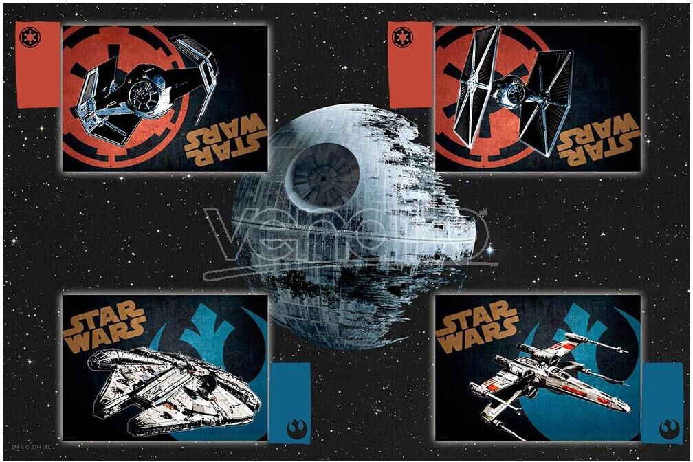 SD TOYS Sw Death Star Table Cloth Set Accessori Cucina