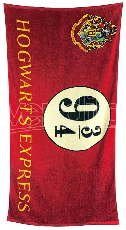 GROOVY UK LTD Harry Potter Asciugamano Espresso Per Hogwarts Binario 9 3/4 Cotone Groovy