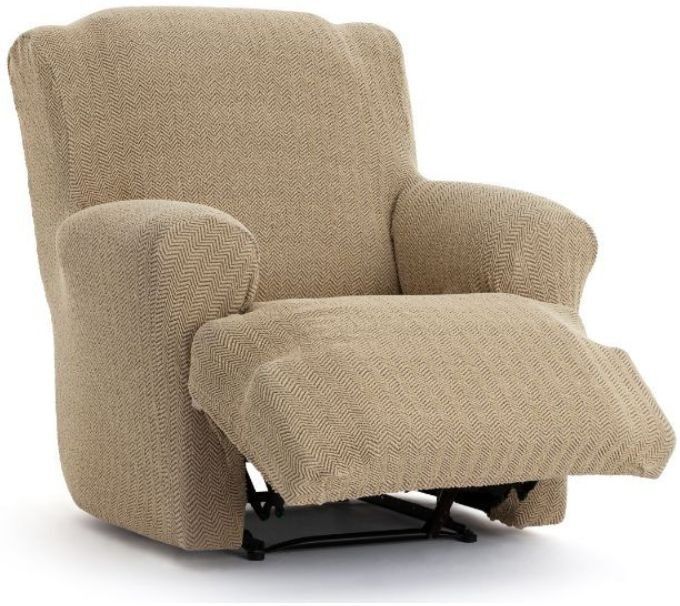 Toscohome Copripoltrona recliner 70-110 cm colore beige - Jaz