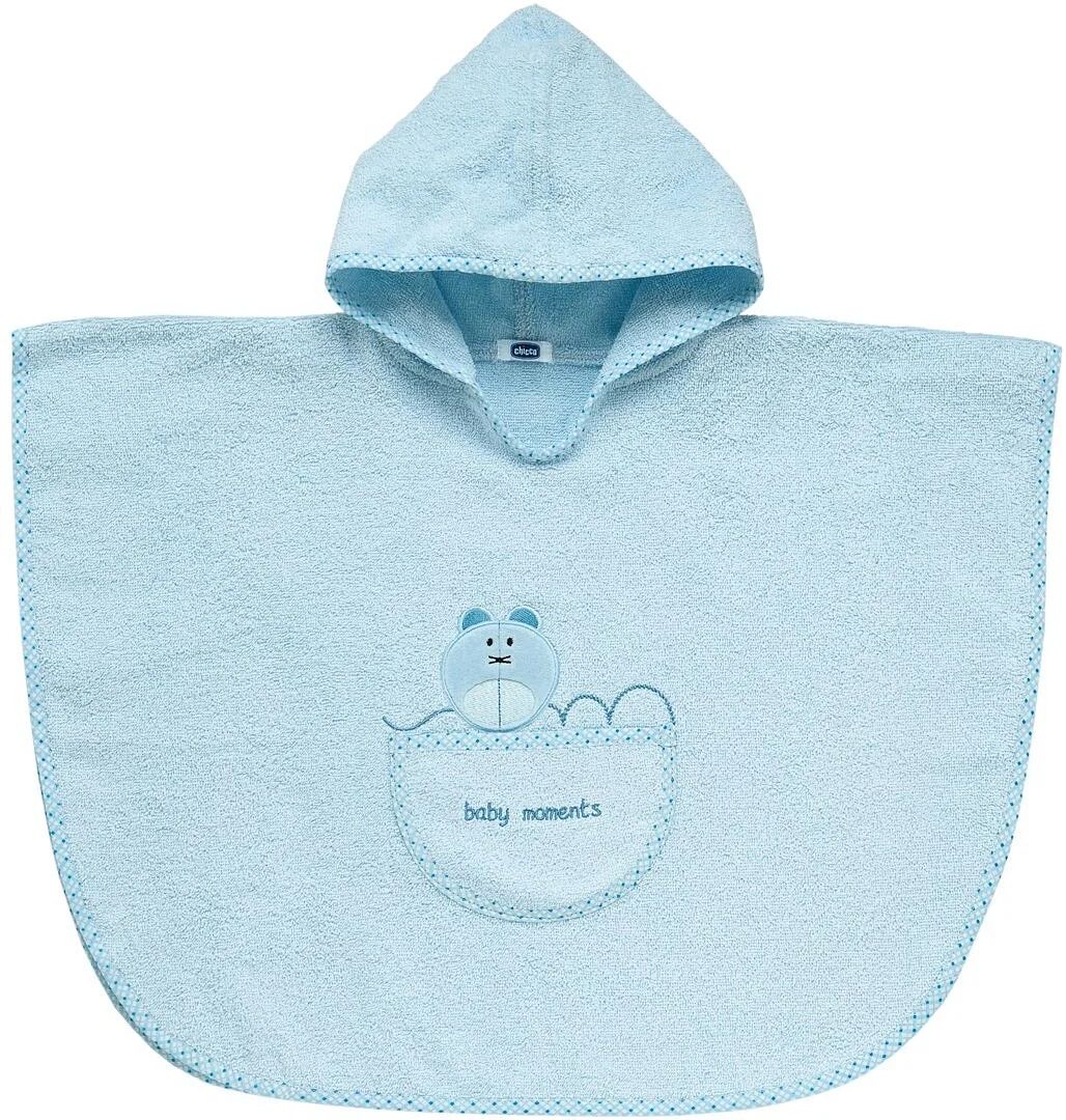 Chicco Ch Poncho Azzurro Topo 12m+