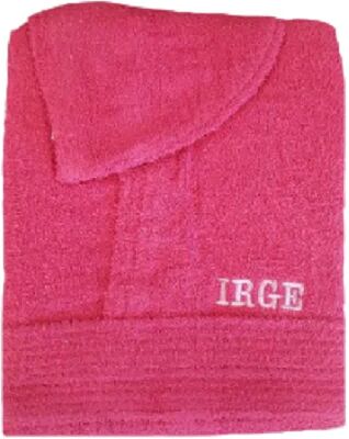 Irge Accappatoio Con Cappuccio In Spugna Unisex Art. Le Tinte Colore E Misura A Scelta Fucsia