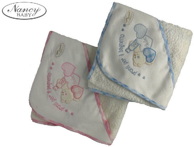 NANCY BABY Accappatoio Neonato Art 468/c Colore A Scelta Misura Unica