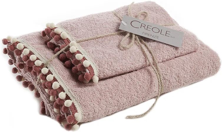 Creole Set viso + ospite Byblos, malva