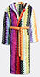 Missoni 'giacomo' Hooded Bathrobe, Orange