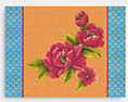 Lisa Corti 'masonite' Rectangular Placemat, Set Of Two, Azalea Turquoise