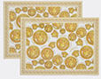 Versace 'medusa Amplified' Placemat, Set Of Two, White