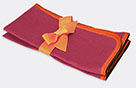 La DoubleJ 'rainbow Raspberry' Large Napkin, Set Of Two