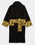 Versace 'medusa Amplified' Bathrobe, Black