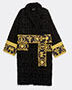 Versace 'i Love Baroque' Bathrobe, Black