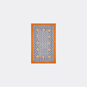 Lisa Corti 'arabesque Corolla' Tablecloth, Blue And Orange