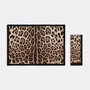 Dolce&Gabbana Casa 'leopardo' Linen Placemat And Napkin Set