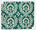 La DoubleJ 'green Garland' Tablemat, Set Of Two