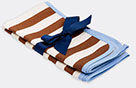 La DoubleJ 'riviera Cioccolato' Large Napkin, Set Of Two