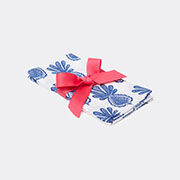 La DoubleJ 'pineapple Blu' Napkin, Set Of Two