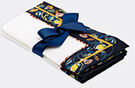 La DoubleJ 'borboni Blue' Large Napkin, Set Of Two