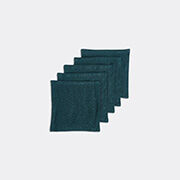 Once Milano Cocktail Napkins, Set Of Five, Forest