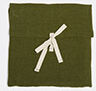 Once Milano Cocktail Napkins, Set Of Five, Green