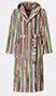 Missoni 'melody' Hooded Bathrobe, Black Multicolor