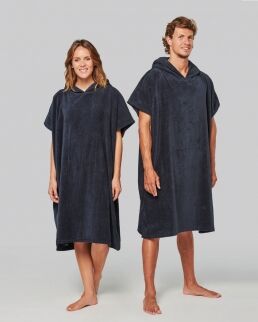 Proact 100 Poncho unisex in spugna con cappuccio neutro o personalizzato