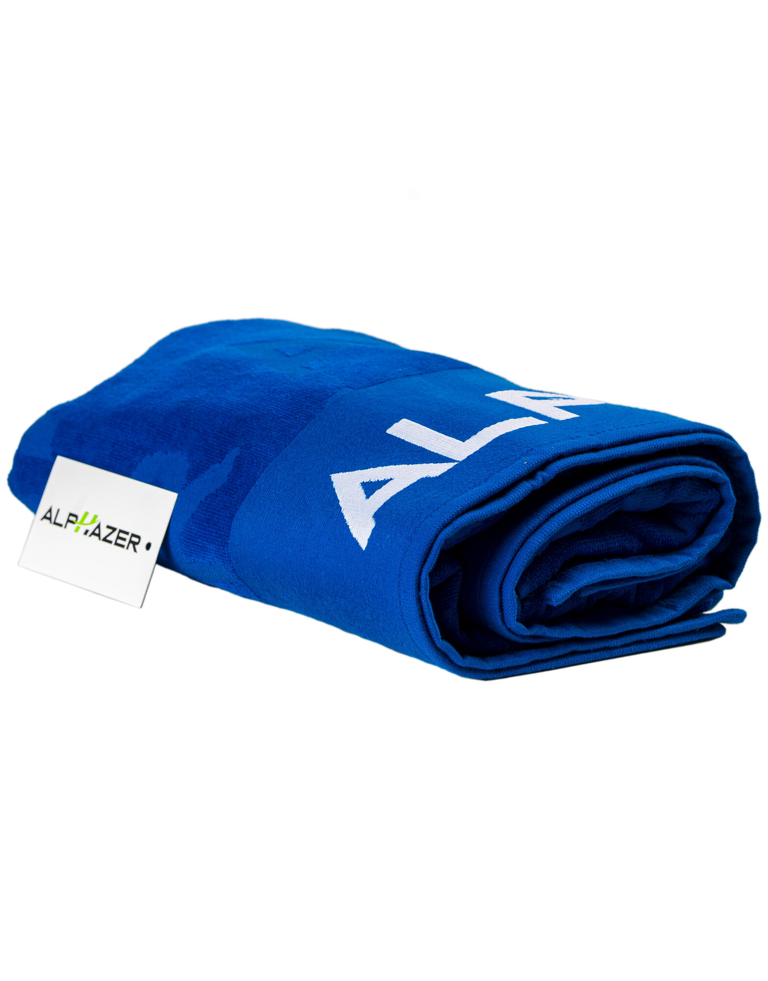 ALPHAZER OUTFIT Beach Towel Velour Cm 90x160 300 Gsm Colore: Blu