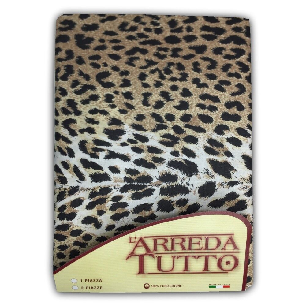 TELO ARREDO COPRITUTTO GRAN FOULARD COPRILETTO COPRIDIVANO TESSUTO MACULATO LEOPARDATO SEXI