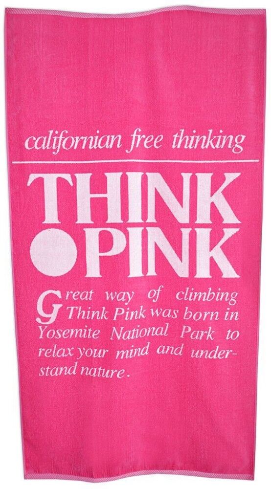 Think Pink Telo Logo Retro' Rosa TU