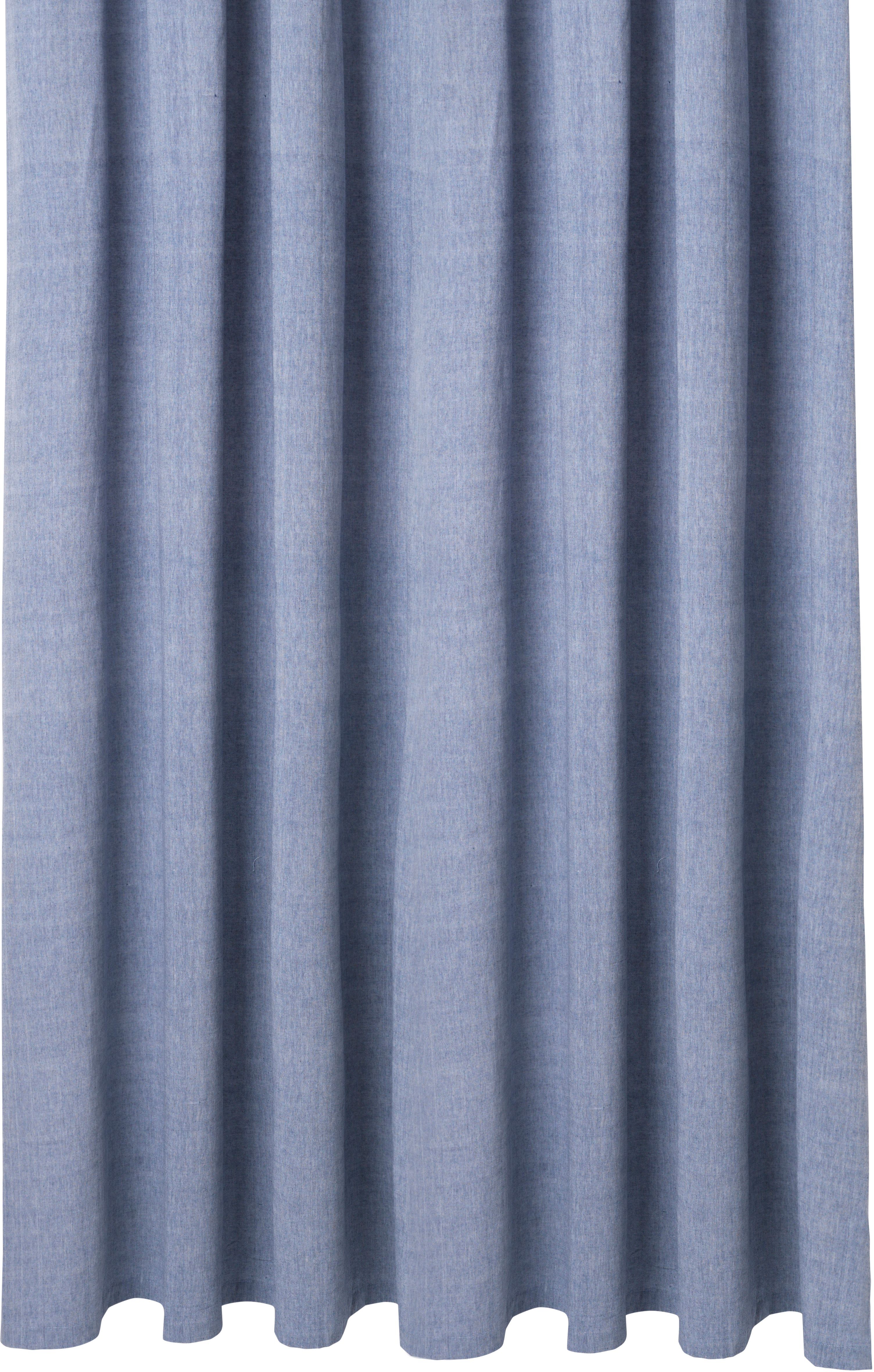 Ferm Living Chambray douchegordijn blauw