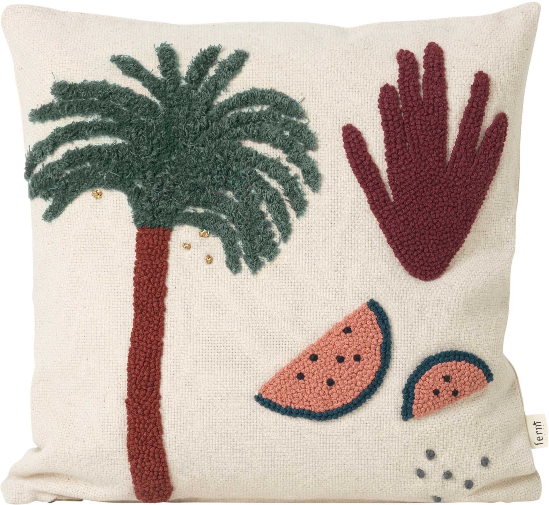 Ferm Living Palm kussen 40x40