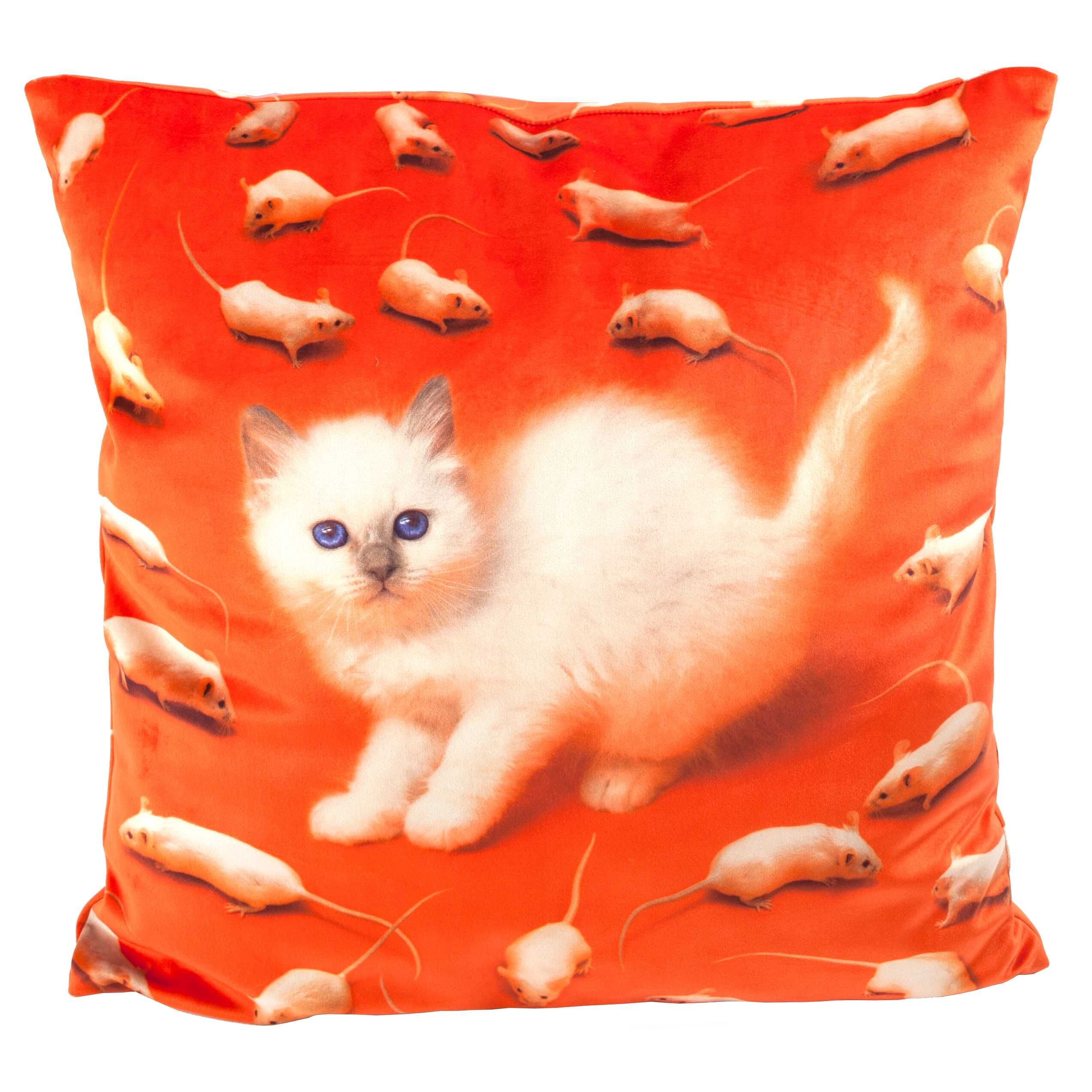 Seletti Toiletpaper kussen 50x50 Kitten