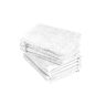 BaSaTex Set van 10 washandjes, washandjes, afmetingen 15 x 21 cm, wit, 100% katoen