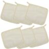 DOITOOL Zachte Handdoek 6 Stks Nylon Handdoek Exfoliator Handdoek Massage Handdoek Terug Wrijf Badhanddoek Beige