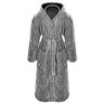 Gräfenstayn ® Badjas voor dames en heren, knuffelig fleece, met capuchon, maat S-XXXL, Öko-Tex Standard 100, flanel-fleece