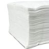 ZONALOOK Wegwerphanddoeken, van vliesstof, 40 x 80 cm, 100 stuks, voor kappers, cosmeticastudio, wit