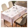 CLAUNEL Tafelkleden Tafelkleed PVC rechthoekig eettafelkleed Nieuwe Chinese stijl salontafel tafelkleed tafelkleden Wasbaar Tafelkleed (Color : 4, Size : 120x120cm)