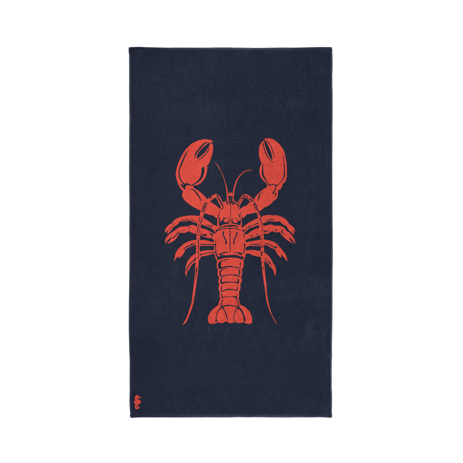 Seahorse Strandlaken Katoen Lobster Navy