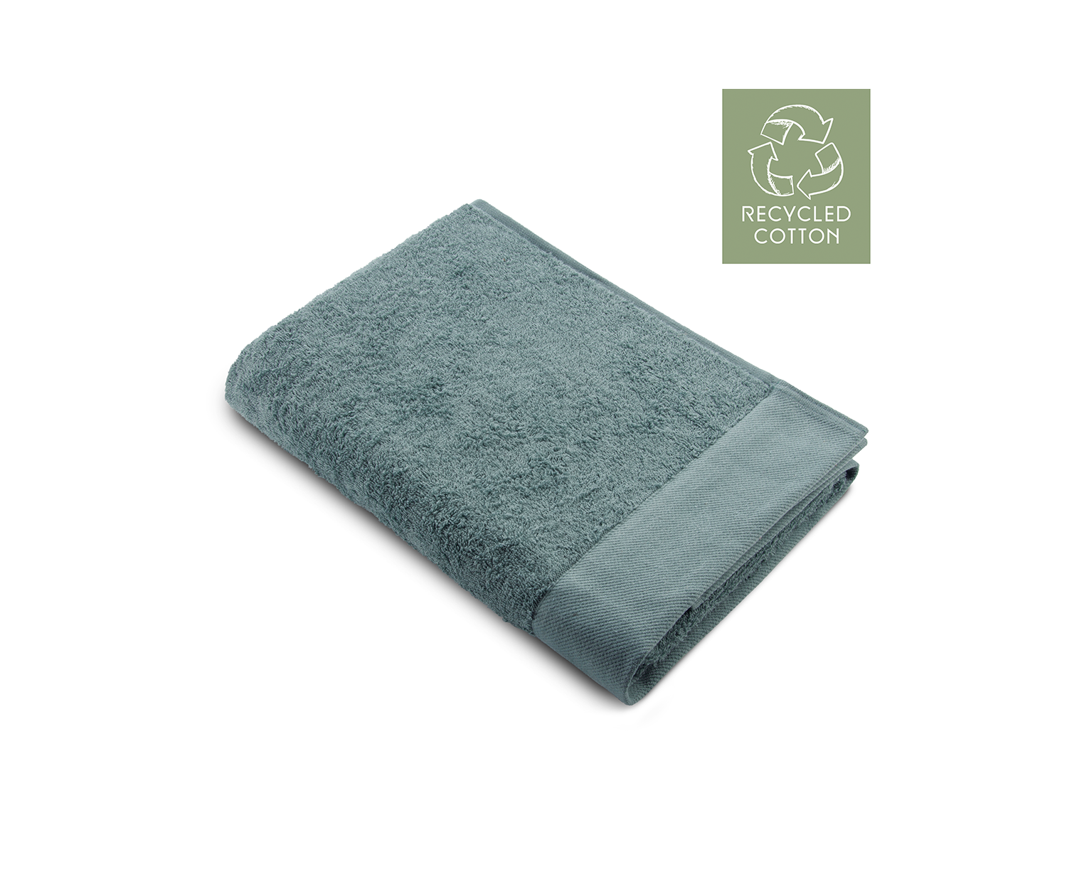 Walra handdoek Remade Cotton - 50x100 cm - Set van 10 - Jade