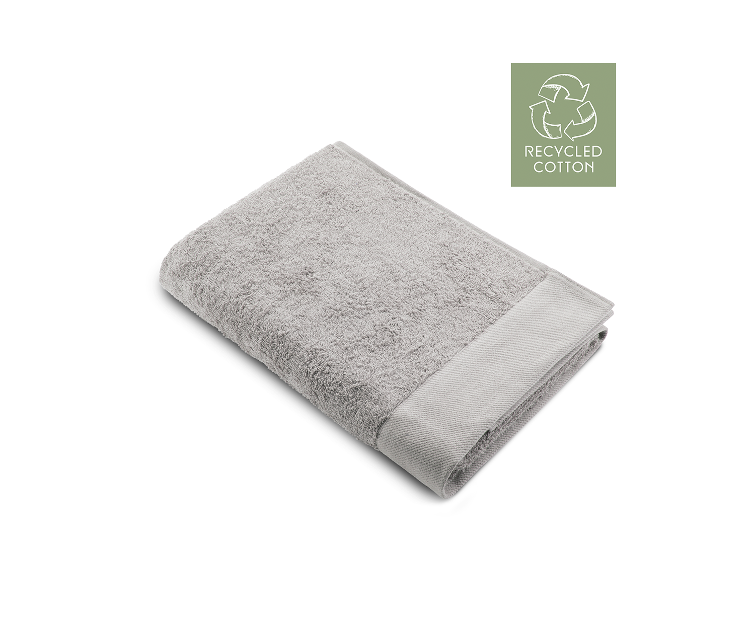 Walra handdoek Remade Cotton - 60x110 cm - Set van 10 - Zand