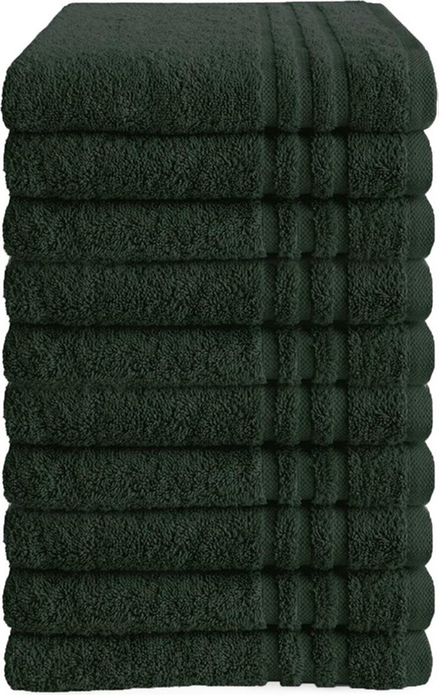 Byrklund badlaken – 70×140 cm – set van 10 - Donker groen